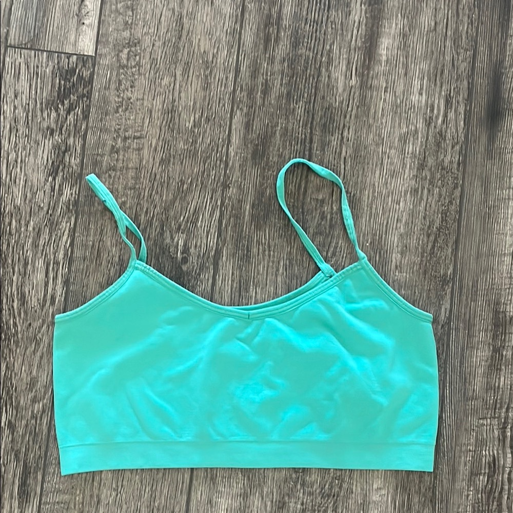 Teal Comfort Fit Bra/Crop